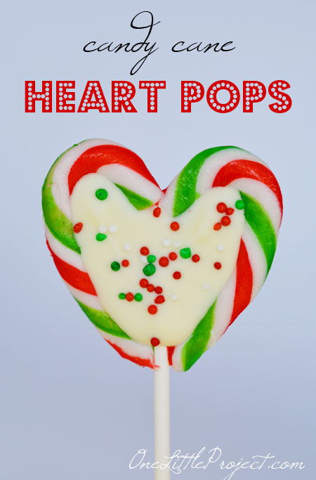 Candy Cane Hearts - The trick is to melt the candy canes in the oven first so they stick together.  If you don't get around to making these at Christmas they are great for Valentine's day too!