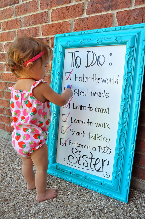 Big Sister To Do List Announcement