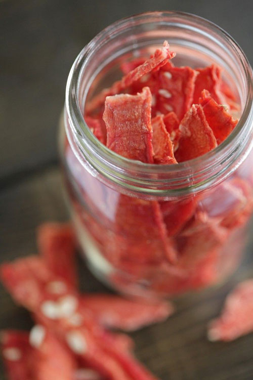50+ Best Recipes for Fresh Watermelon - Dehydrated Watermelon Chips