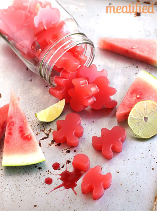 50+ Best Recipes for Fresh Watermelon - Sour Watermelon Homemade Gummies