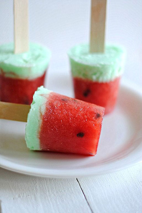 50+ Best Recipes for Fresh Watermelon - Watermelon Ice Pops