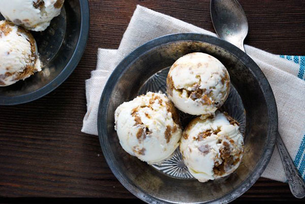 50+ Best Ice Cream Recipes - Gingerbread Cookie Dough Ice Cream