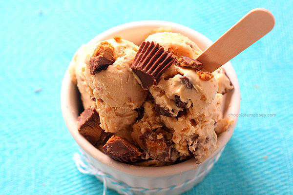 50+ Best Ice Cream Recipes - Peanut Butter Cup Ice Cream