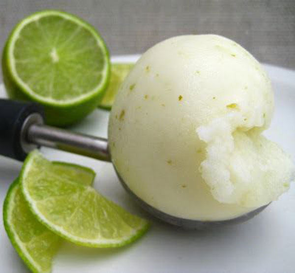 50+ Best Ice Cream Recipes - Smooth Homemade Lime Sorbet