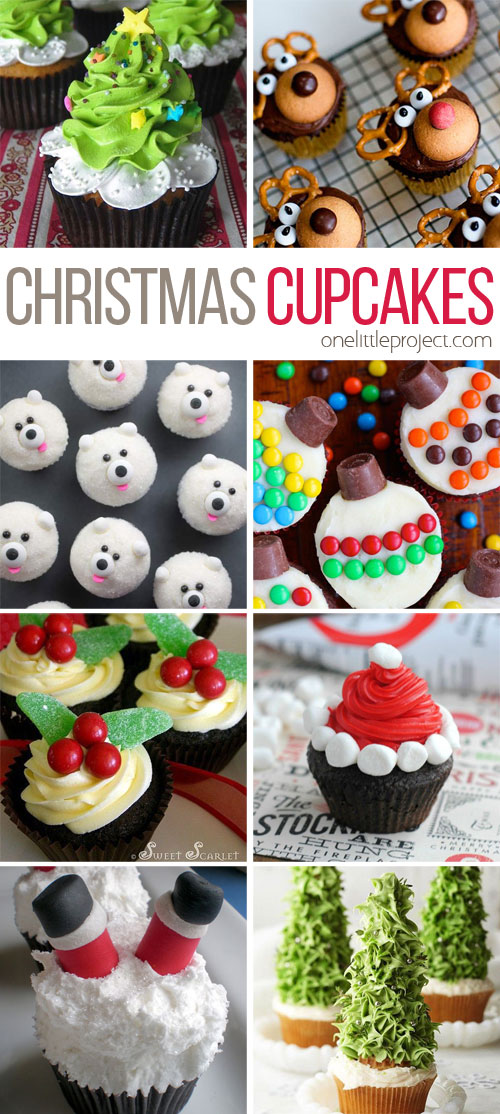 These Christmas cupcakes are totally doable! And they're SO CUTE! I can't wait to start my holiday baking!