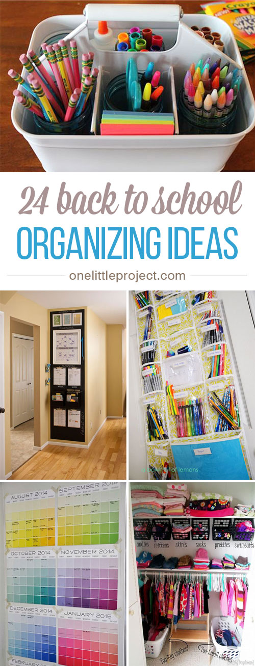 These back to school organization ideas make the perfectionist in me so happy! There are so many AWESOME ideas for school stuff - I wish I was this organized! 