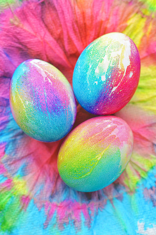 Tie Dye Easter Eggs | Simple Tie Dyed Easter Eggs Using ...