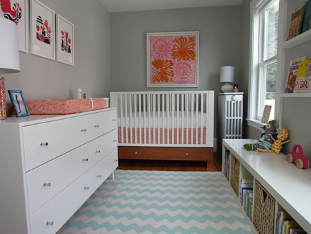 11 From PN - Gray, Pink and Orange Nursery
