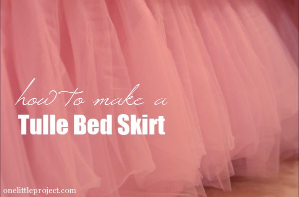 How To Make A Tulle Bedskirt, Tutu Bed Skirt Twin