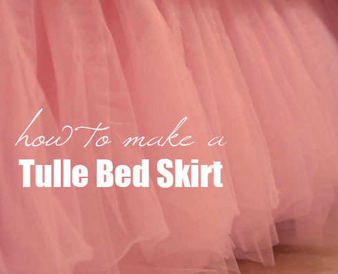 How to make a tutu bedskirt