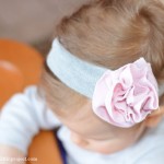 fabric flower headband for baby