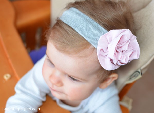 fabric flower headband for baby