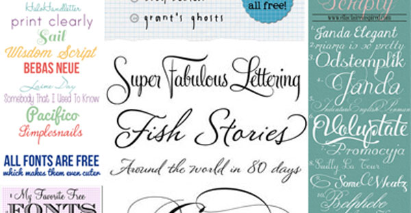 Fantastic Free Fonts Round Up