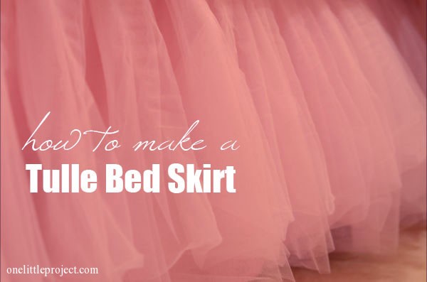 How to make a tulle bedskirt