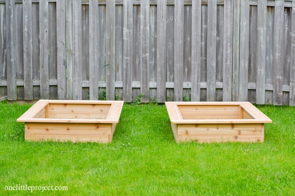 How to make a garden box | onelittleproject.com