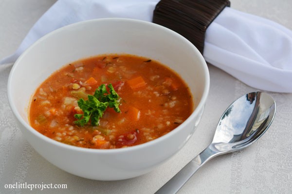 The best lentil soup recipe | onelittleproject.com/best-lentil-soup-recipe/