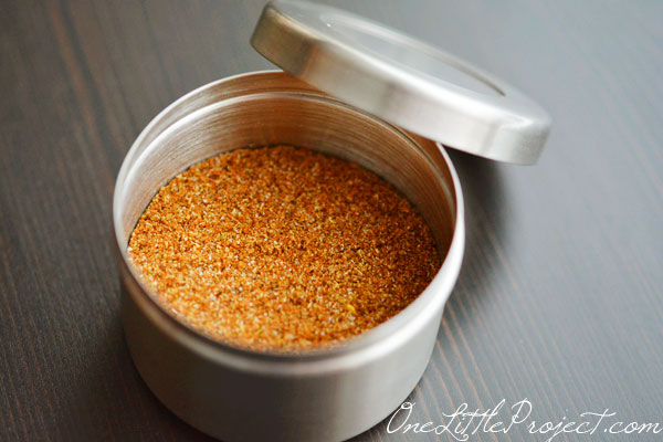 Homemade taco seasoning - This tastes so much better than the store bought mix and is a much healthier option!