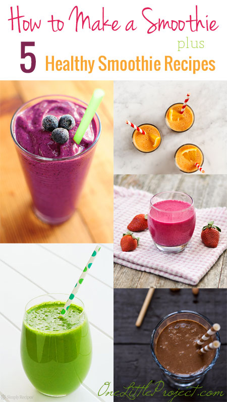 Everything you need to know about making smoothies! From easy ingredients to super food extras.