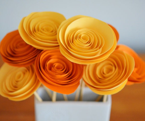 Rolled Paper Flowers