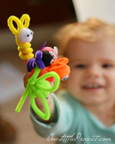 Summer Crafts – Pipe Cleaner Finger Puppets
