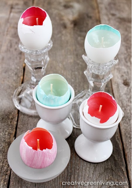 eggshell candles