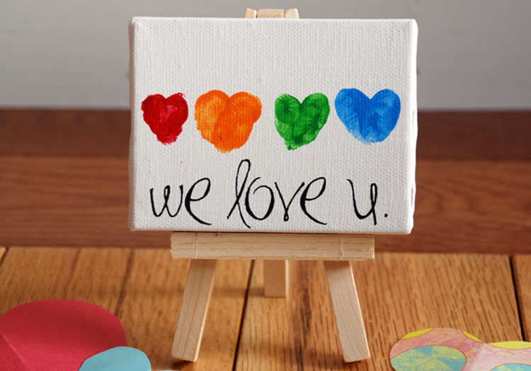 diy mother's day canvas ideas