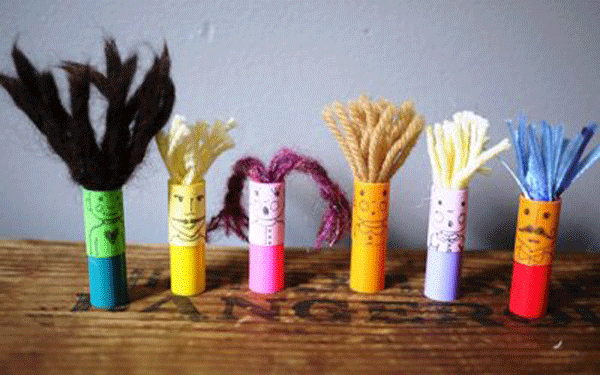 25 Kid Friendly Crafts for Rainy Days - DIY Fingerpuppets