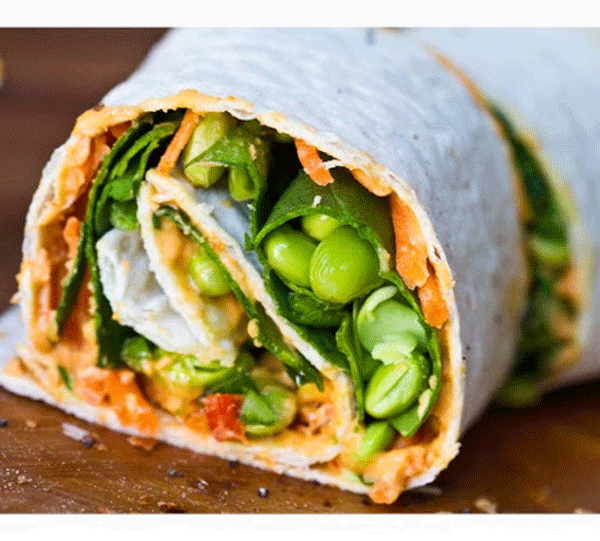 15 Meatless Meals Your Whole Family Will Love - Hummus Spiral Wraps