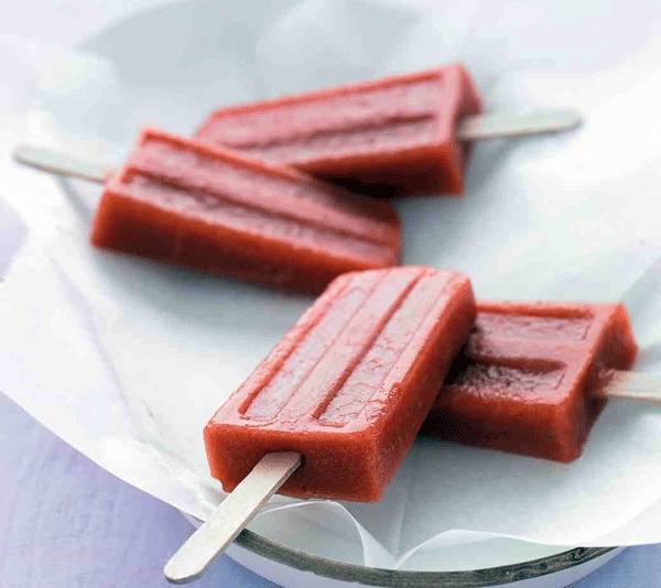 15 Meatless Meals Your Whole Family Will Love - Nectarine Strawberry Pops