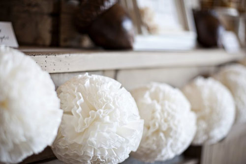 20 Beautiful Coffee Filter Crafts - Coffee Filter Pom Poms