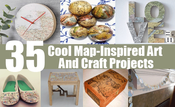 Eco-Friendly Homemade Mother's Day Gift Ideas - Map Inspired Art