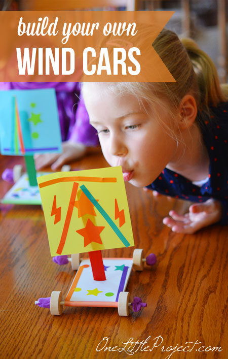 Build your own wind cars - this is such a fun activity to do with your kids!