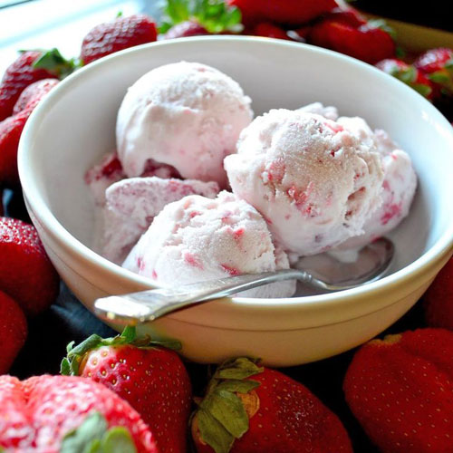 50+ Best Recipes for Fresh Strawberries - Homemade Strawberry Ice Cream