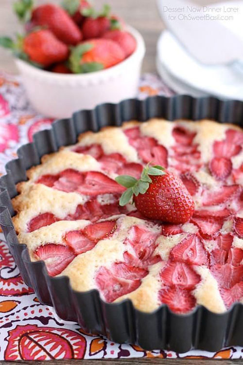 50+ Best Recipes for Fresh Strawberries - Light and Sweet Strawberry Cake