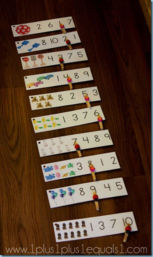 40+ DIY Travel Activities - Preschool Math Printable