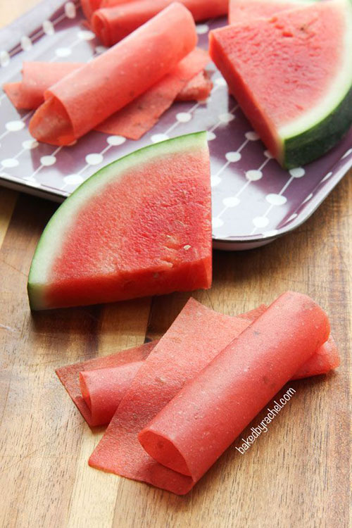 50+ Best Recipes for Fresh Watermelon - Watermelon Fruit Leather