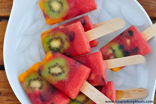 50+ Best Recipes for Fresh Watermelon - Watermelon Whole Fruit Popsicles
