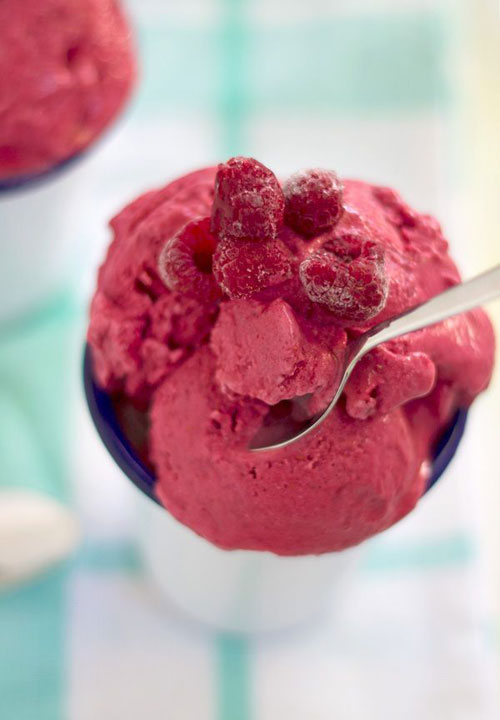 50+ Best Recipes for Fresh Raspberries - Cheat's Raspberry Ice Cream