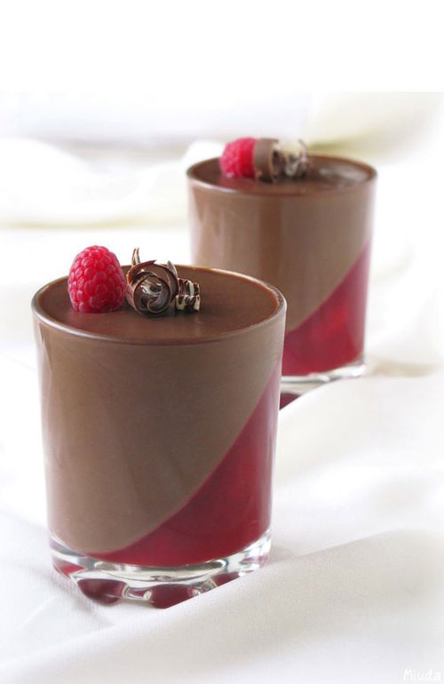 50+ Best Recipes for Fresh Raspberries - Raspberry Chocolate Cream