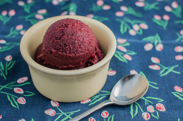 50+ Best Ice Cream Recipes - Black Cherry and Bourbon Sorbet