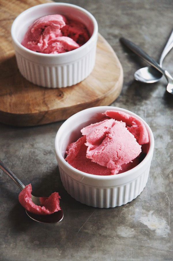 50+ Best Ice Cream Recipes - Blood Orange Sherbert