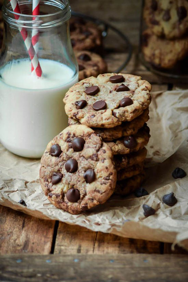 50+ Best Cookie Recipes - Browned Butter Chocolate Chip Cookies