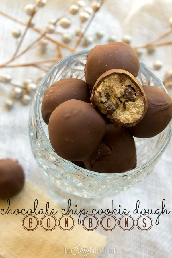 50+ Best Cookie Recipes - Chocolate Chip Cookie Dough Bon Bons
