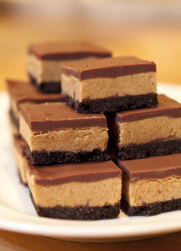 50+ Best Squares and Bars Recipes - Chocolate Peanut Butter Squares
