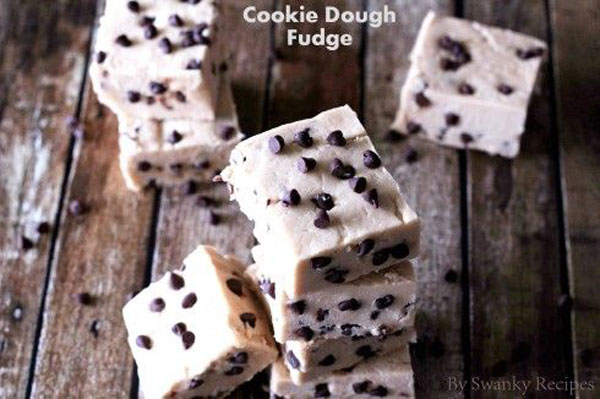 50+ Best Squares and Bars Recipes - Cookie Dough Fudge