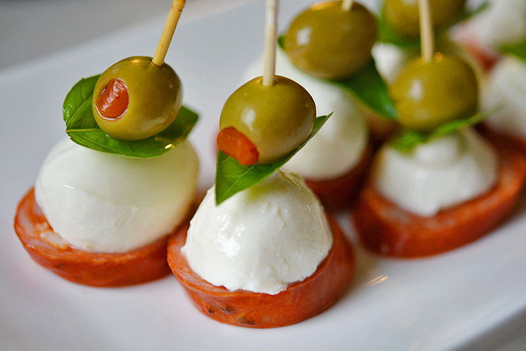 These antipasto skewers are so EASY, but the flavour combination is amazing! They go together in minutes and look beautiful lined up on a serving platter.
