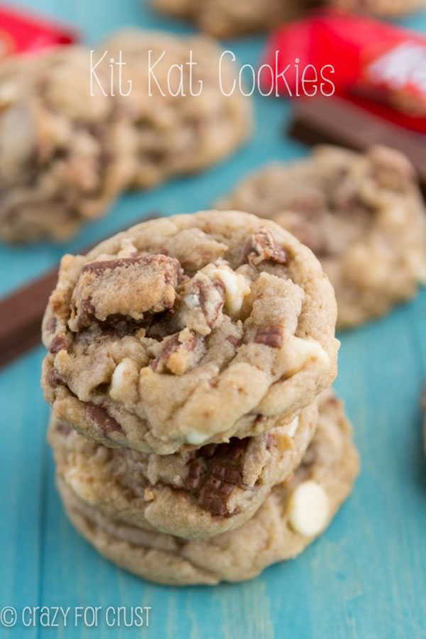 50+ Best Cookie Recipes - Kit Kat Cookies