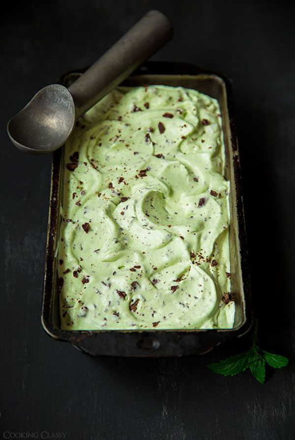 50+ Best Ice Cream Recipes - Mint Chocolate Chip Ice Cream