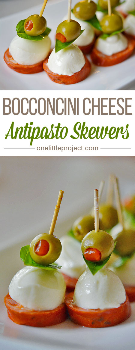 These antipasto skewers are so EASY, but the flavour combination is amazing! They go together in minutes and look beautiful lined up on a serving platter.