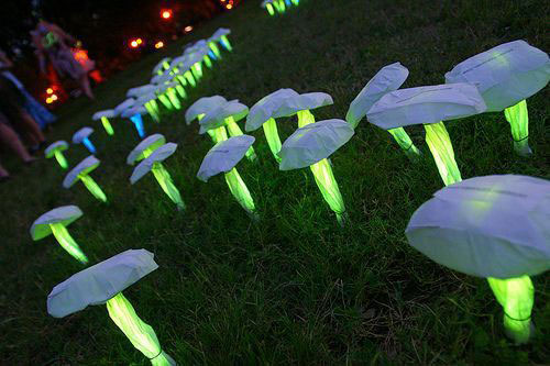 50+ Glow Stick Ideas - Glow Stick Toadstools
